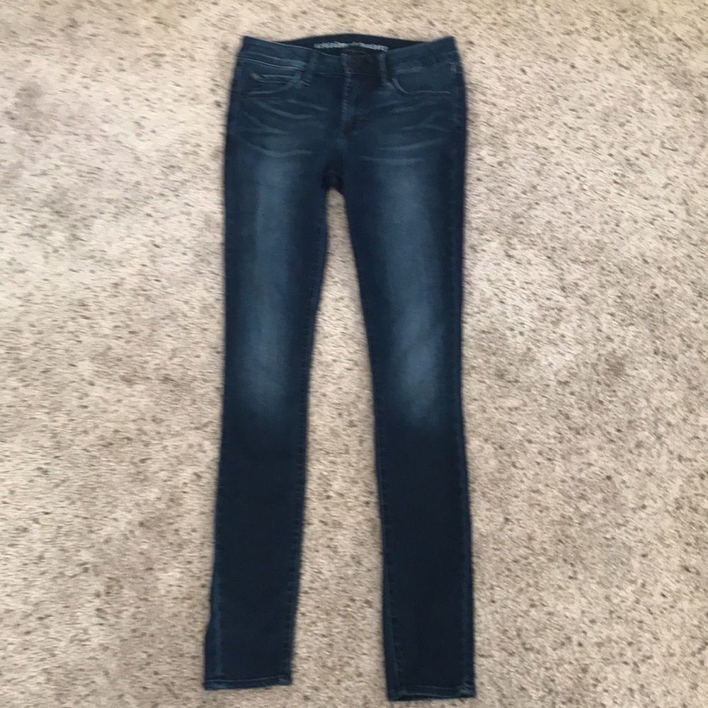 Articles of Society Sarah Skinny Blue Black Jeans 25 Like New!